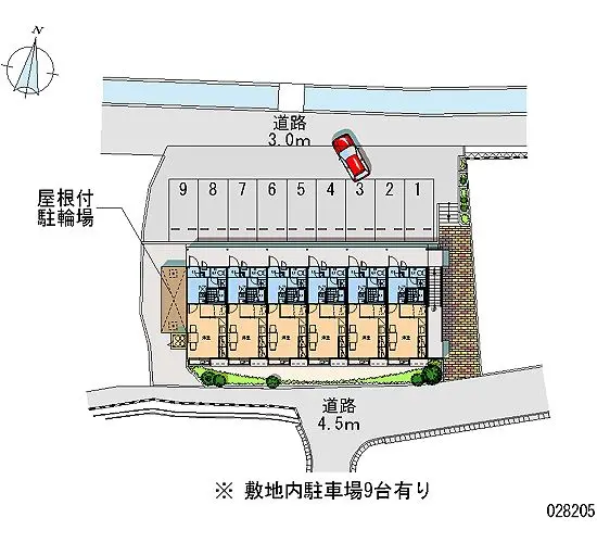 ★手数料０円★福岡市東区香椎駅東４丁目 月極駐車場